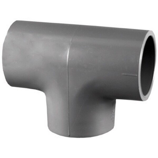 Charlotte Pipe And Foundry Charlotte Pipe Schedule 80 1/2 in. Slip X 1/2 in. D Slip PVC Tee 1 pk PVC 08400 1000 - main